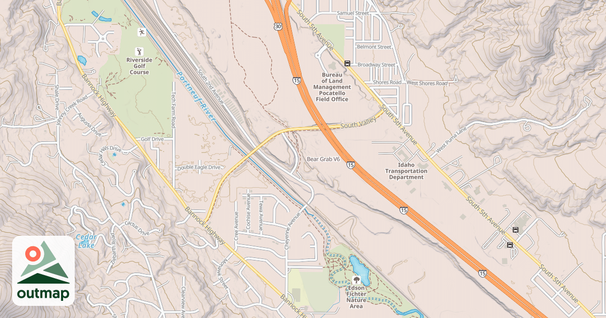 Map of Bear Grab