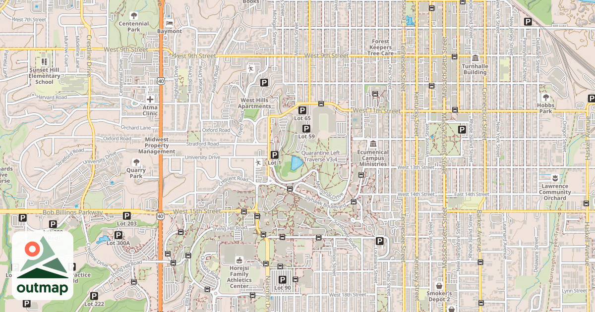 Map of Quarantine Left Traverse