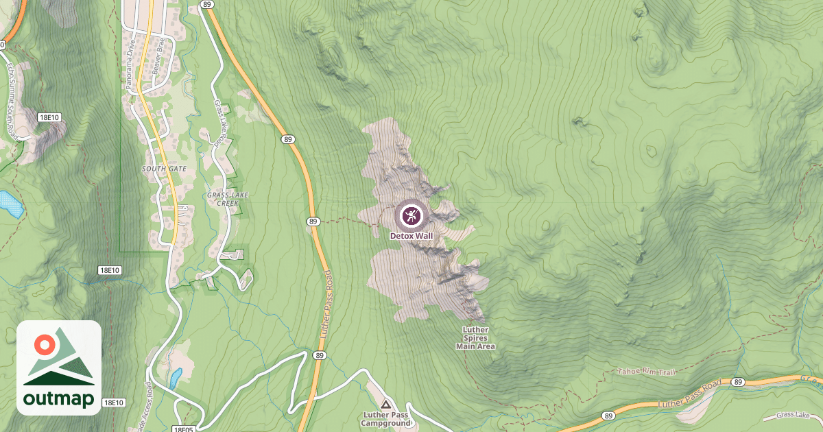 Map of Detox Wall