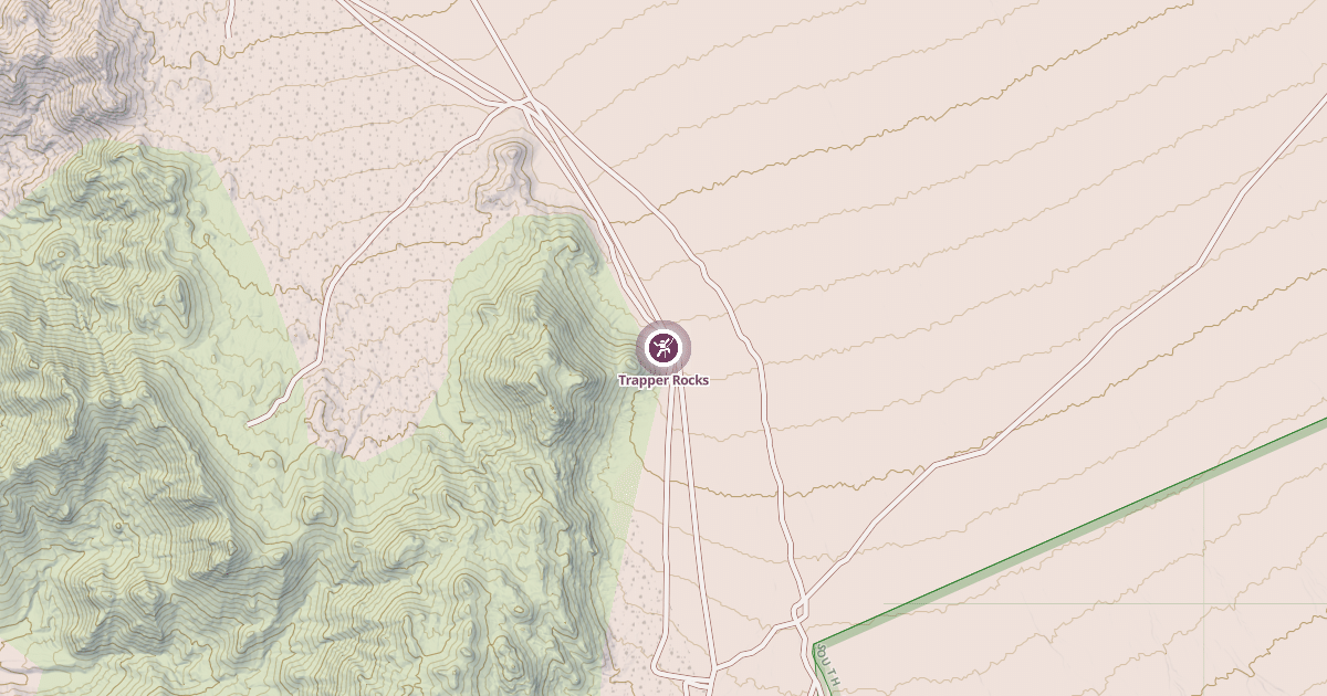 Map preview of Trapper Rocks