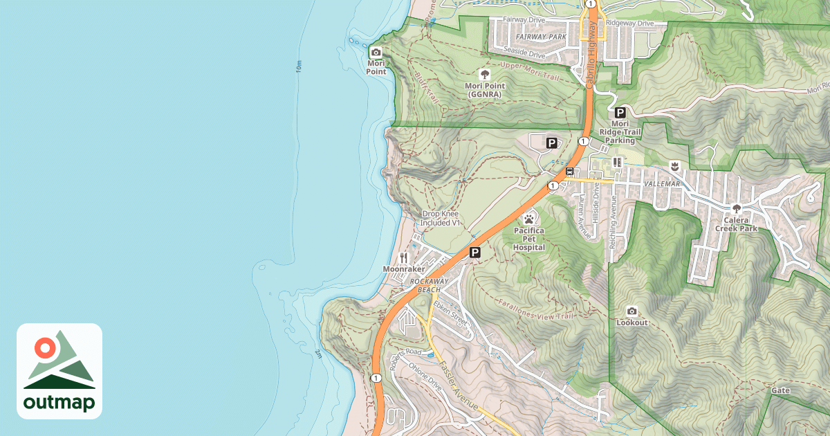 Map of Drop Knee Included