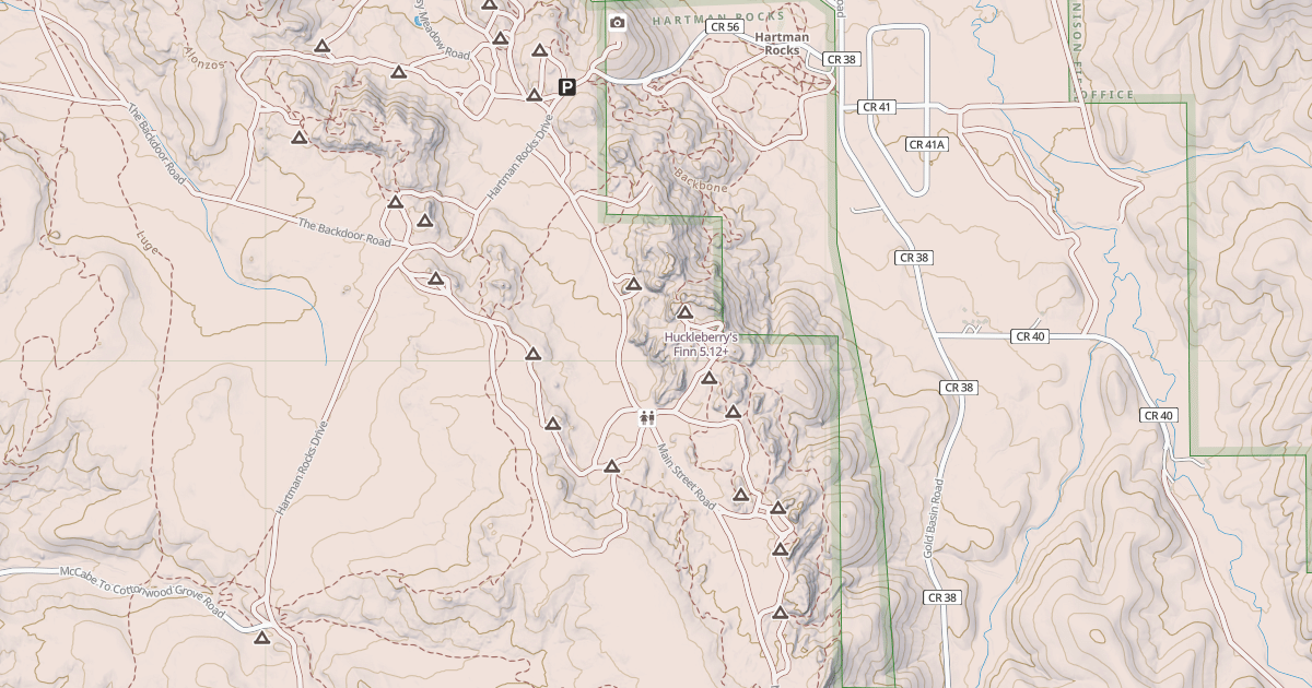 Map preview of Huckleberry's Finn