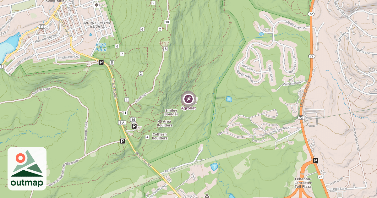 Map of Agrobat