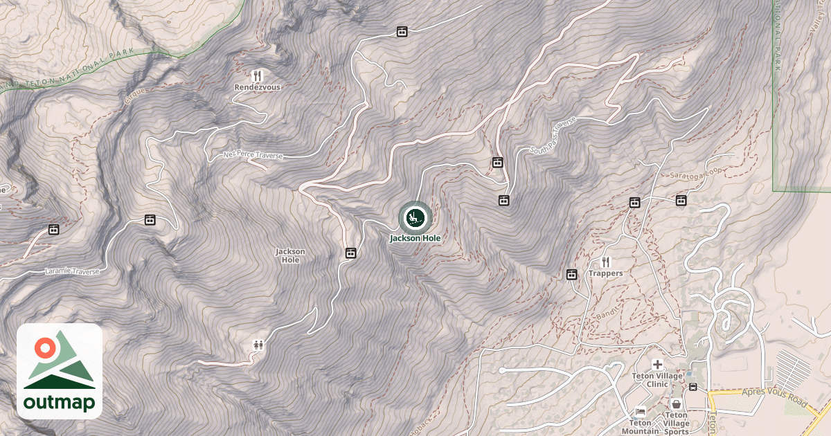 Map of Jackson Hole