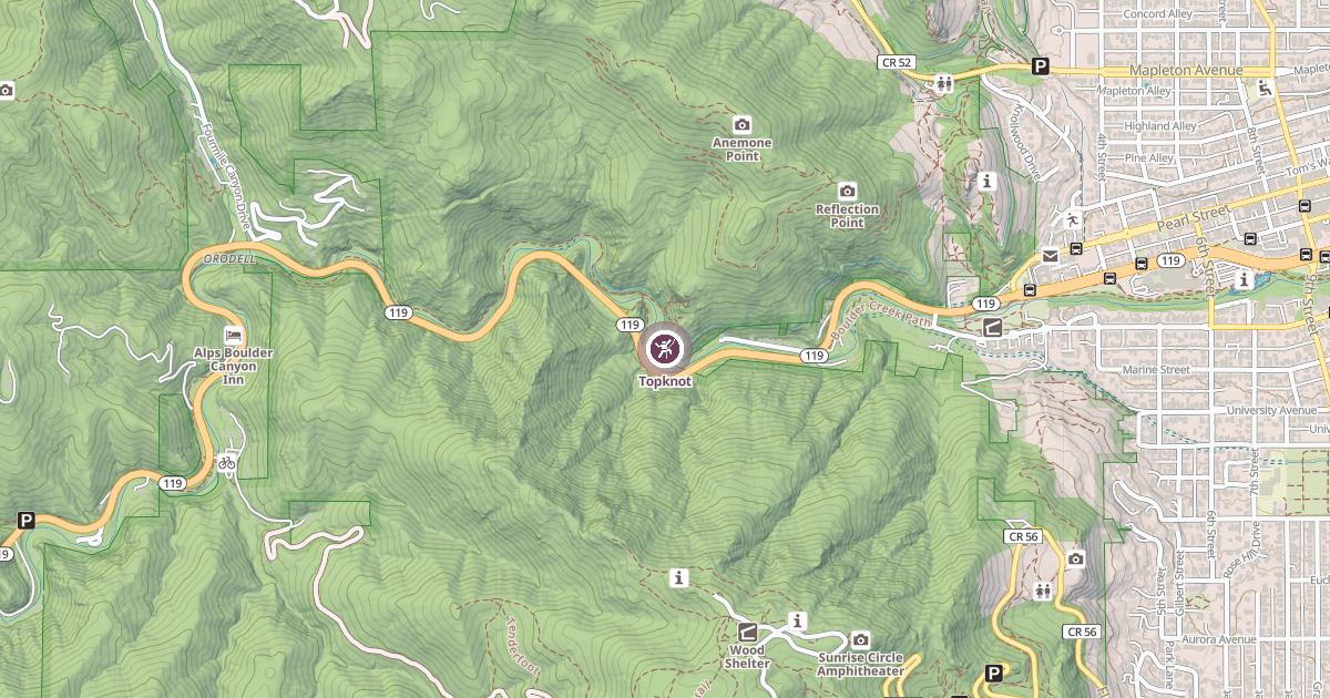 Map preview of Topknot