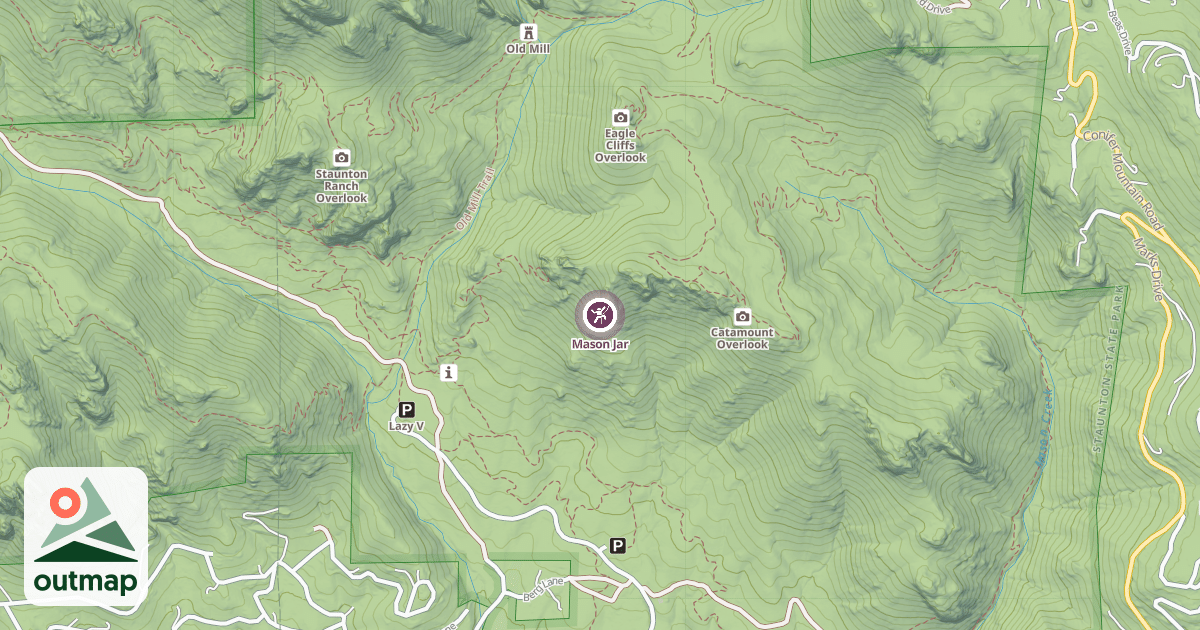 Map of Mason Jar