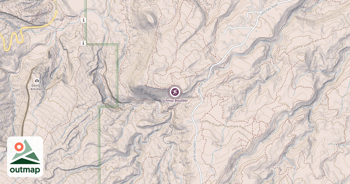 Map of Schnoz Boulder