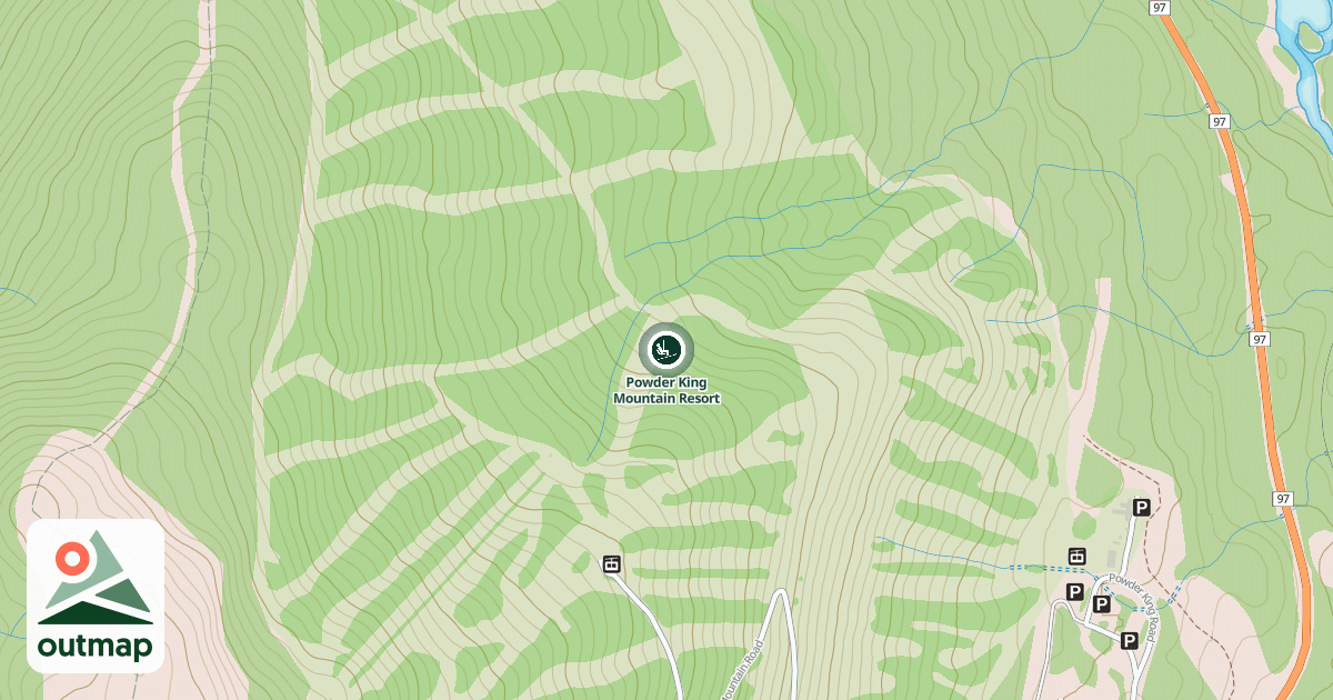 Map of Powder King Mountain Resort