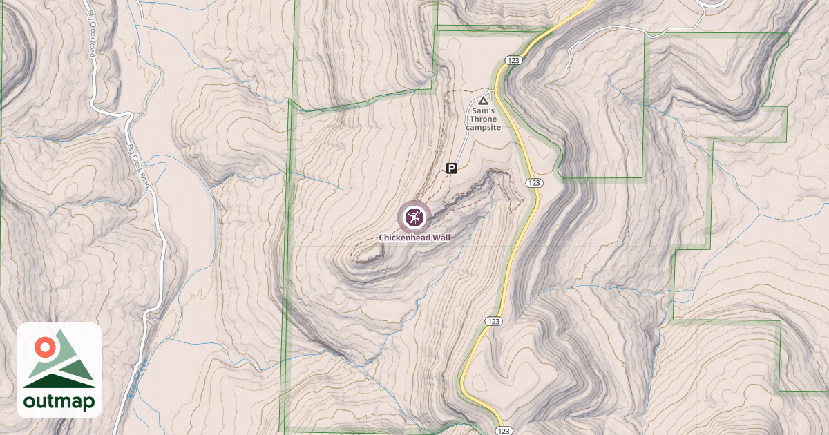 Map of Chickenhead Wall