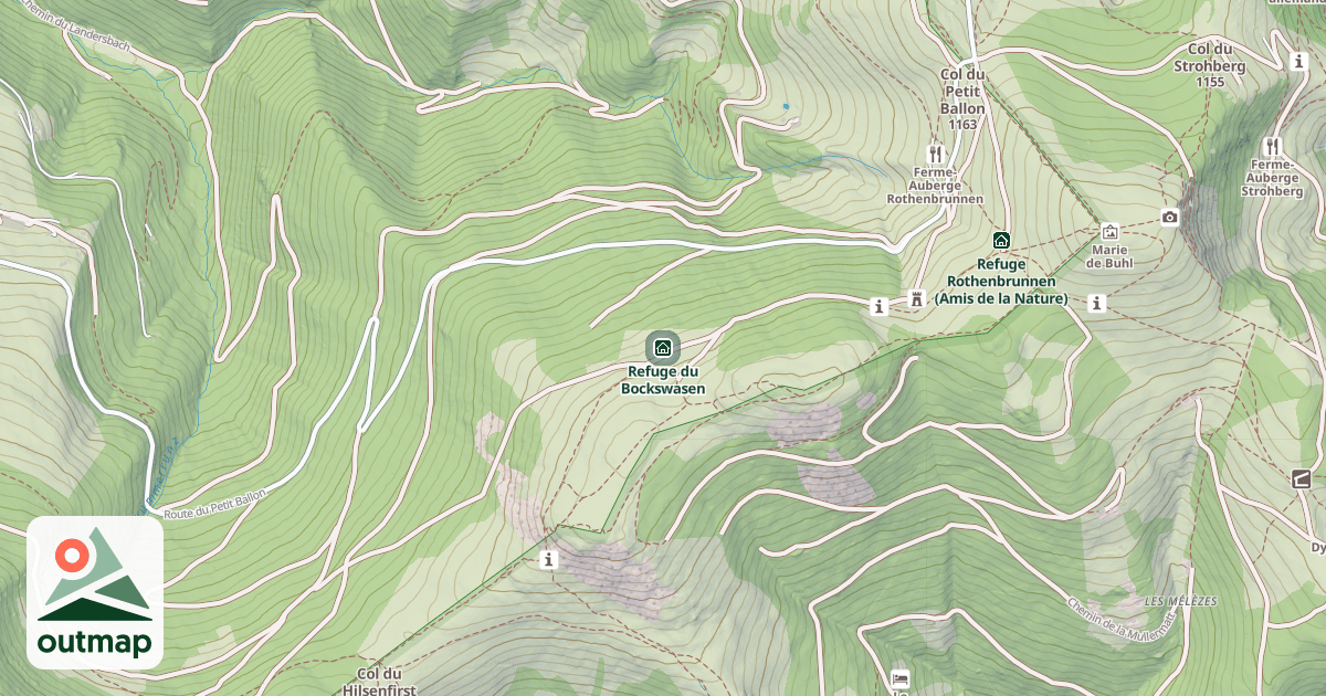 Map of Refuge du Bockswasen