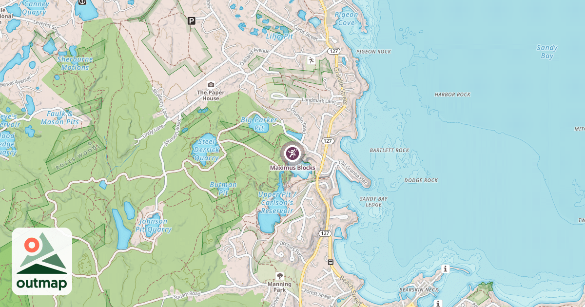 Map of Maximus Blocks