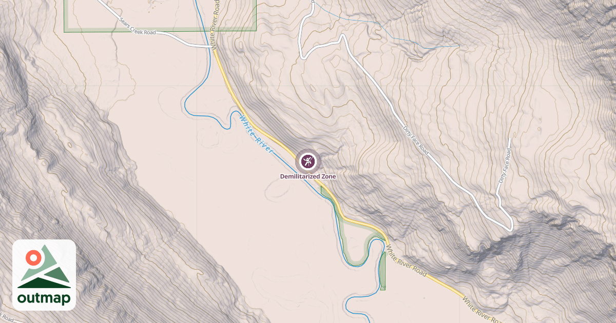 Map of Demilitarized Zone