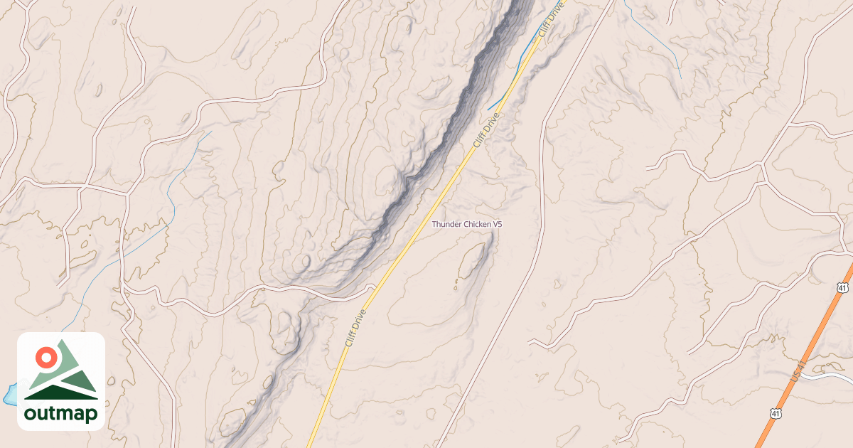 Map of Thunder Chicken