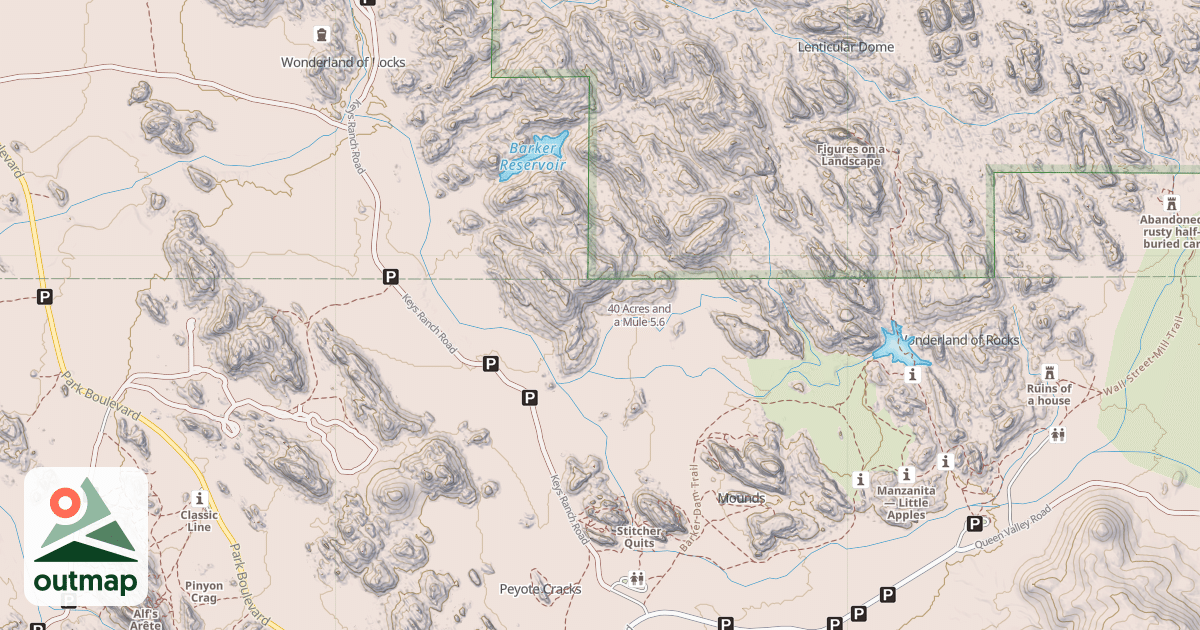 Map of 40 Acres and a Mule