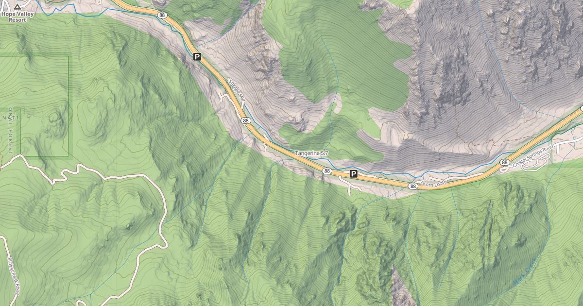 Map preview of Tangerine