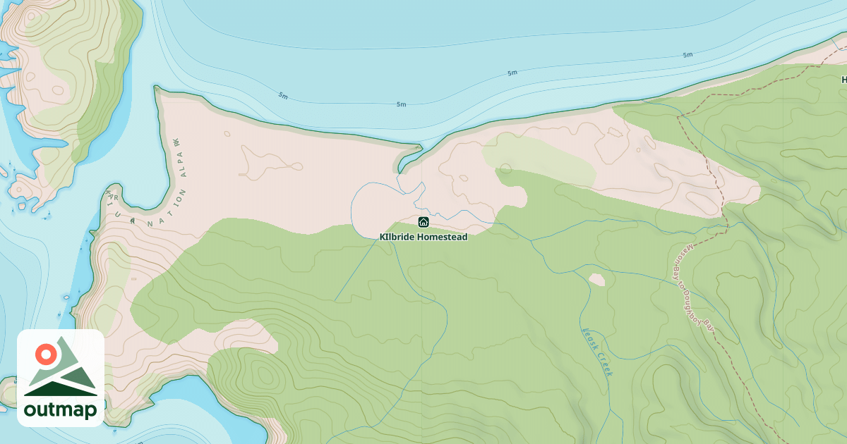 Map of KIlbride Homestead