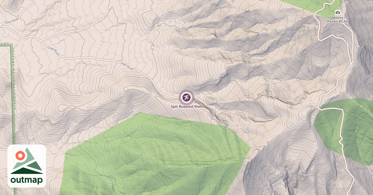 Map of Spit Roasted Wall