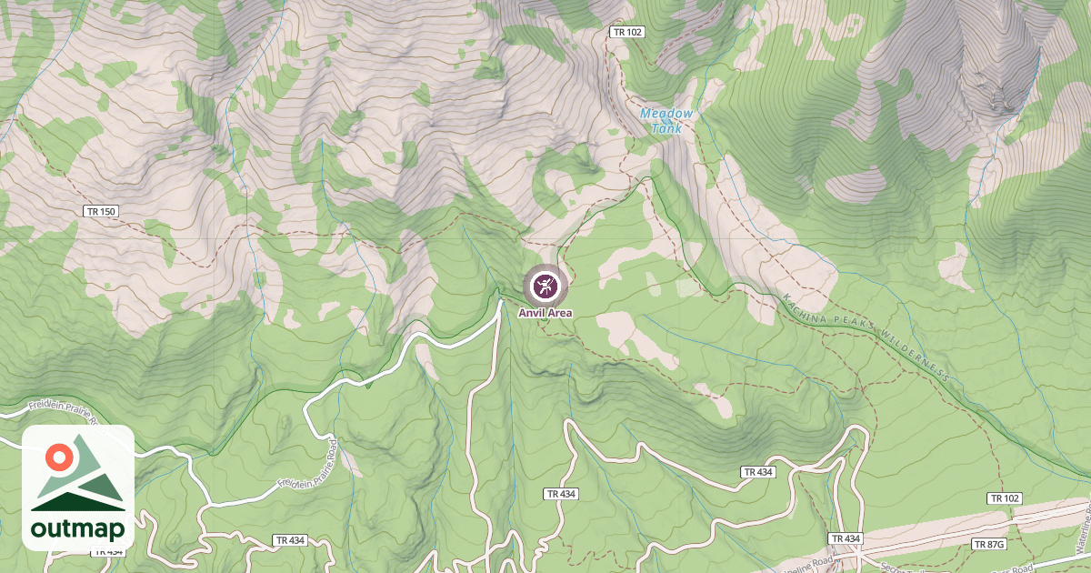 Map of Anvil Area