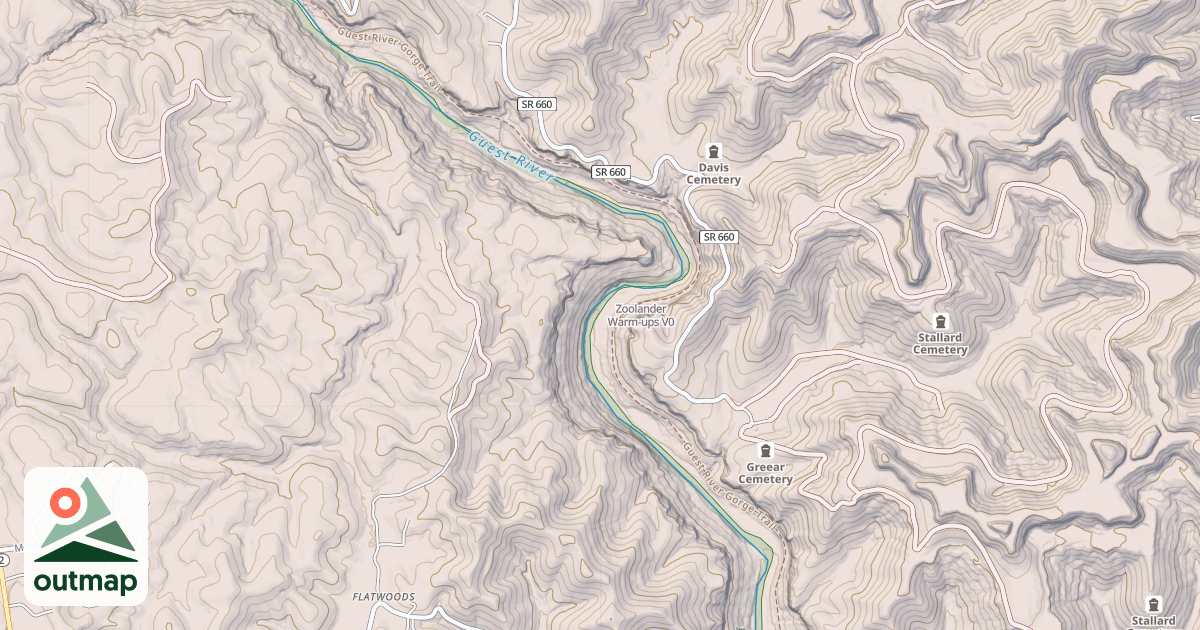Map of Zoolander Warm-ups