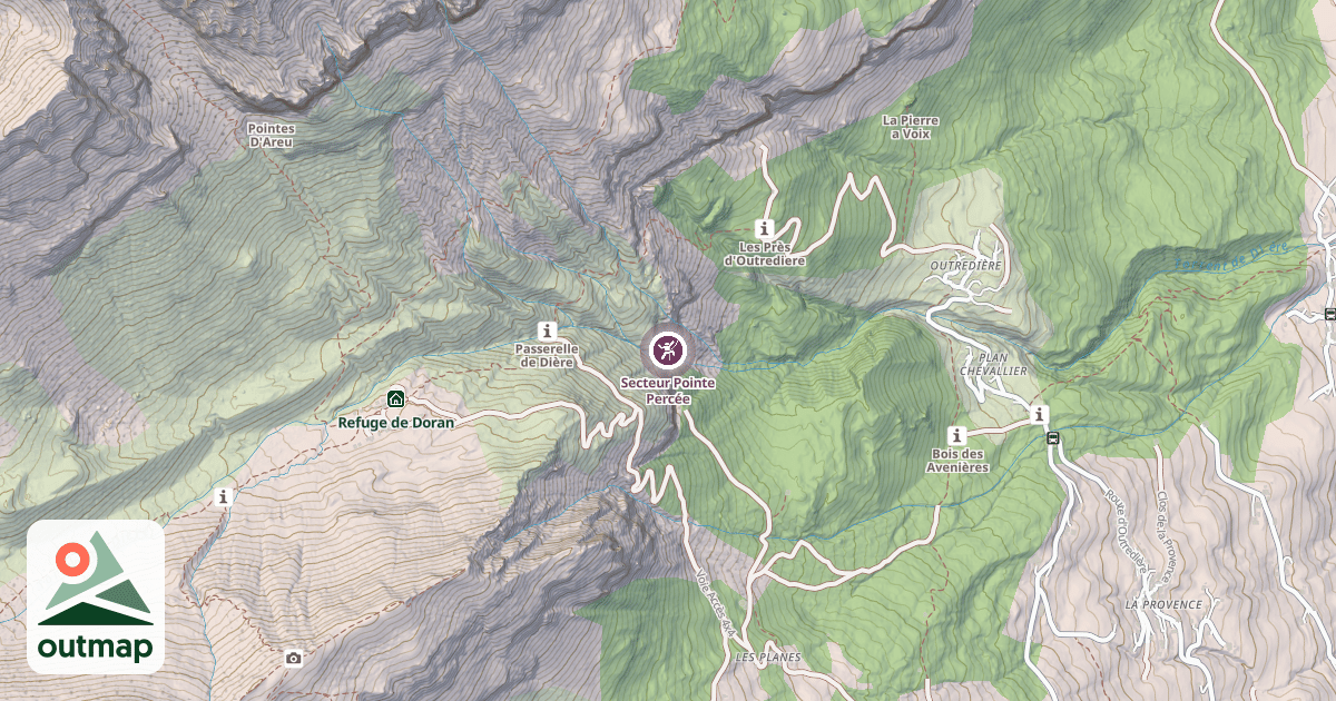 Map of Secteur Pointe Percée
