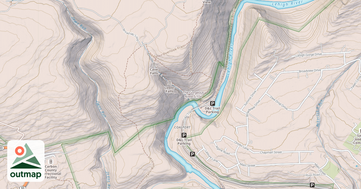 Map of The Gorgeous Arete