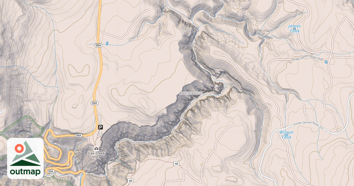 Map of Black Crack