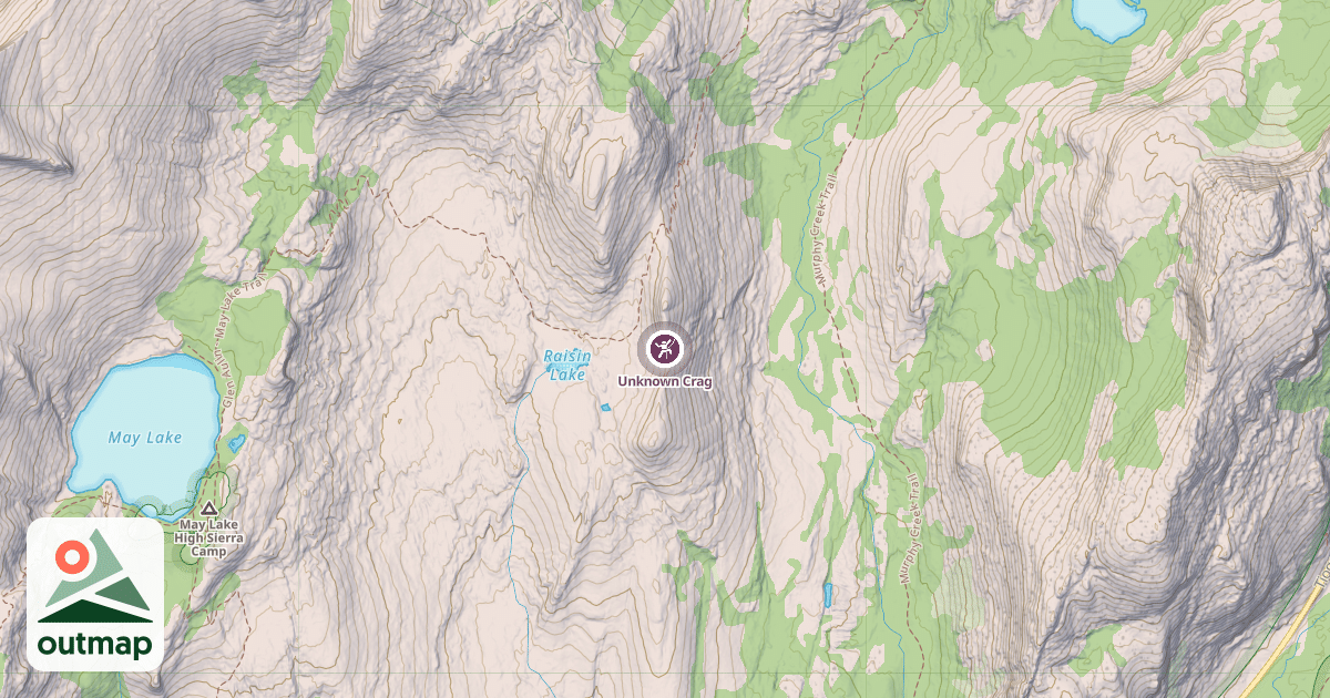 Map of Unknown Crag