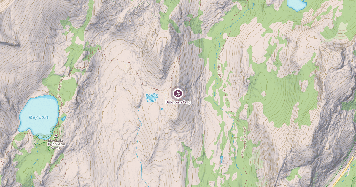 Map preview of Unknown Crag