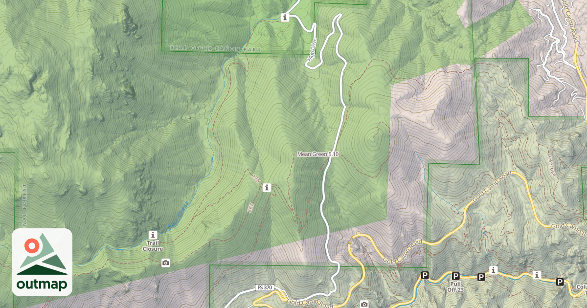 Map of Mean Green