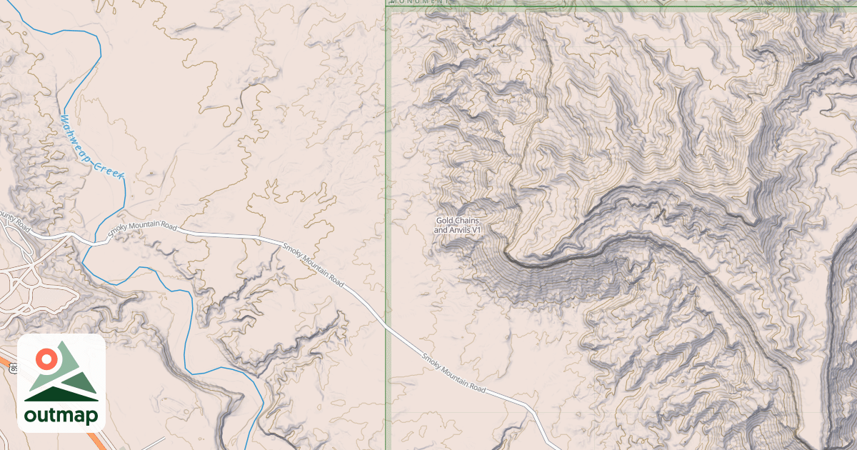 Map of Gold Chains and Anvils