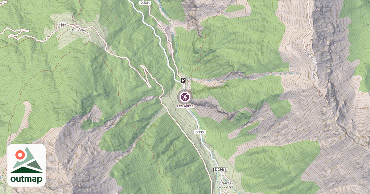 Map of Les Ayres
