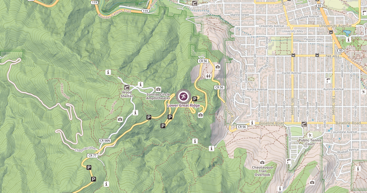 Map preview of Lower Great Ridge