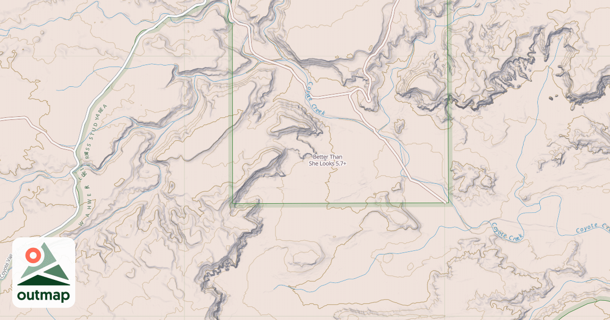 Map of Better Than She Looks