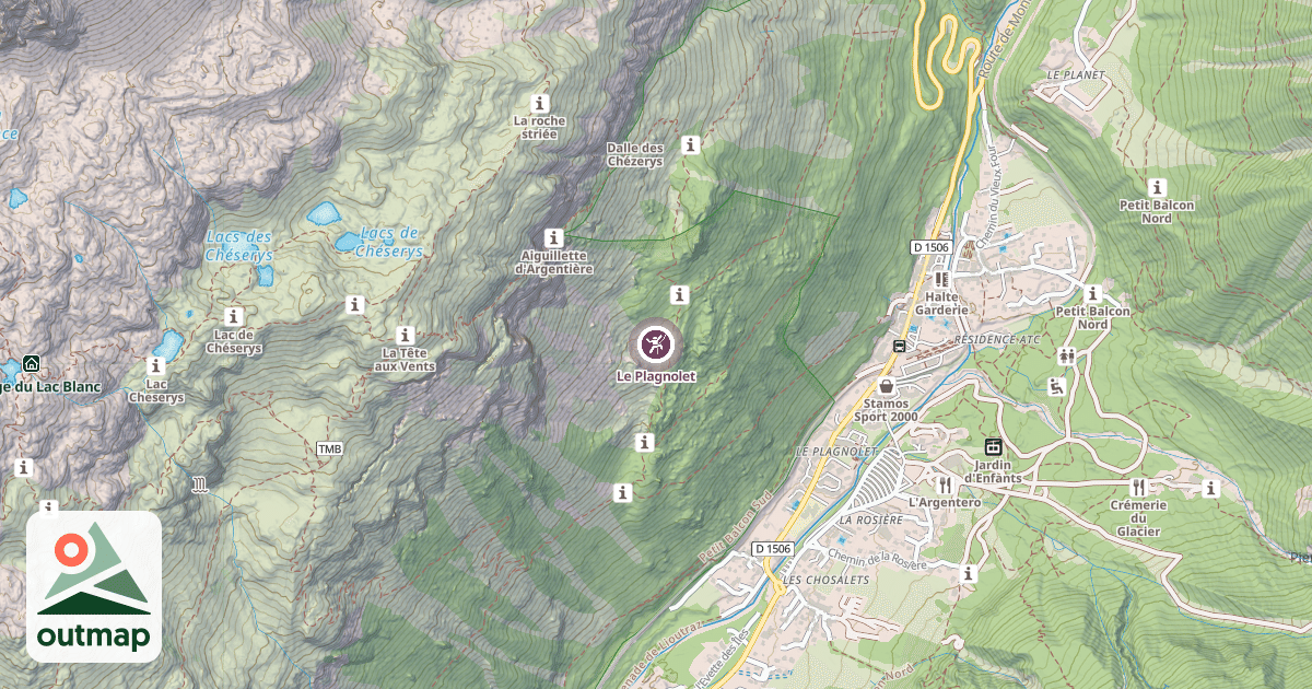 Map of Le Plagnolet