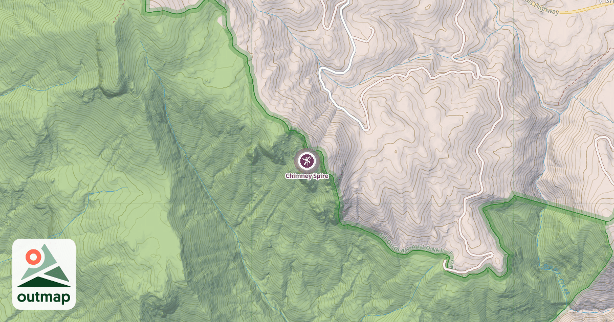 Map of Chimney Spire