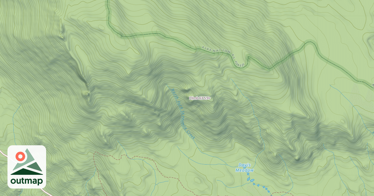 Map of Climb 63