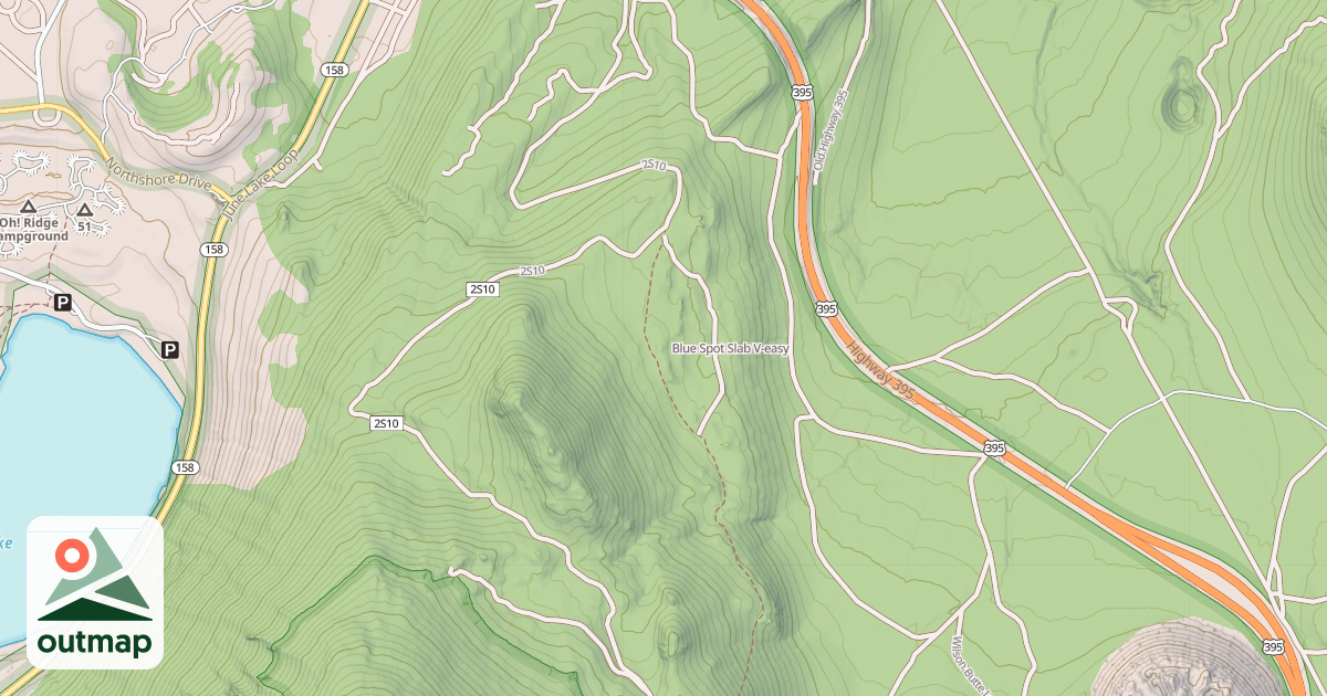 Map of Blue Spot Slab