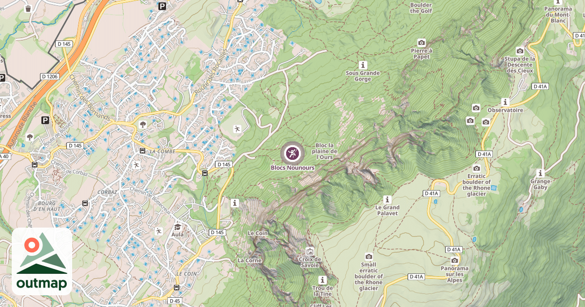 Map of Blocs Nounours