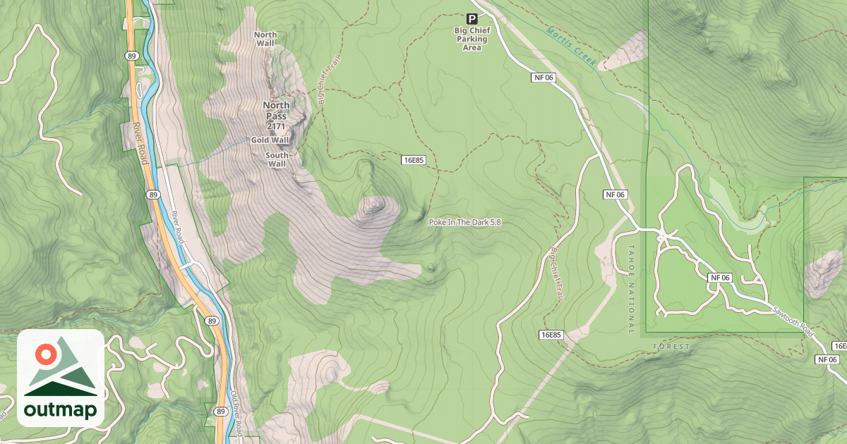 Map of Poke In The Dark