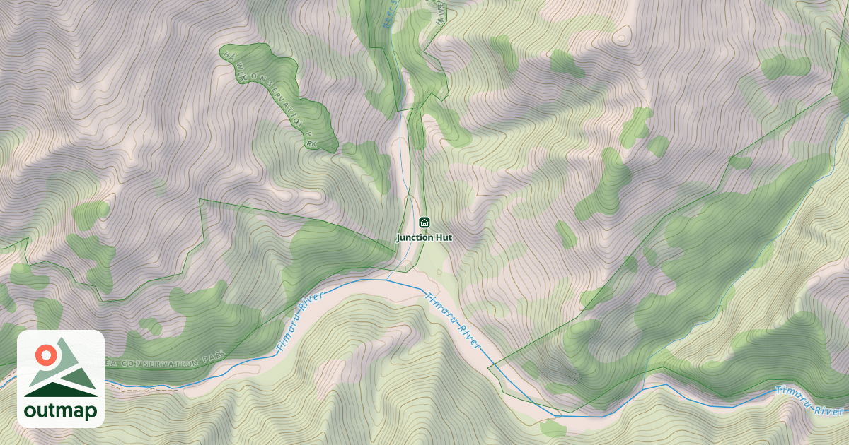 Map of Junction Hut