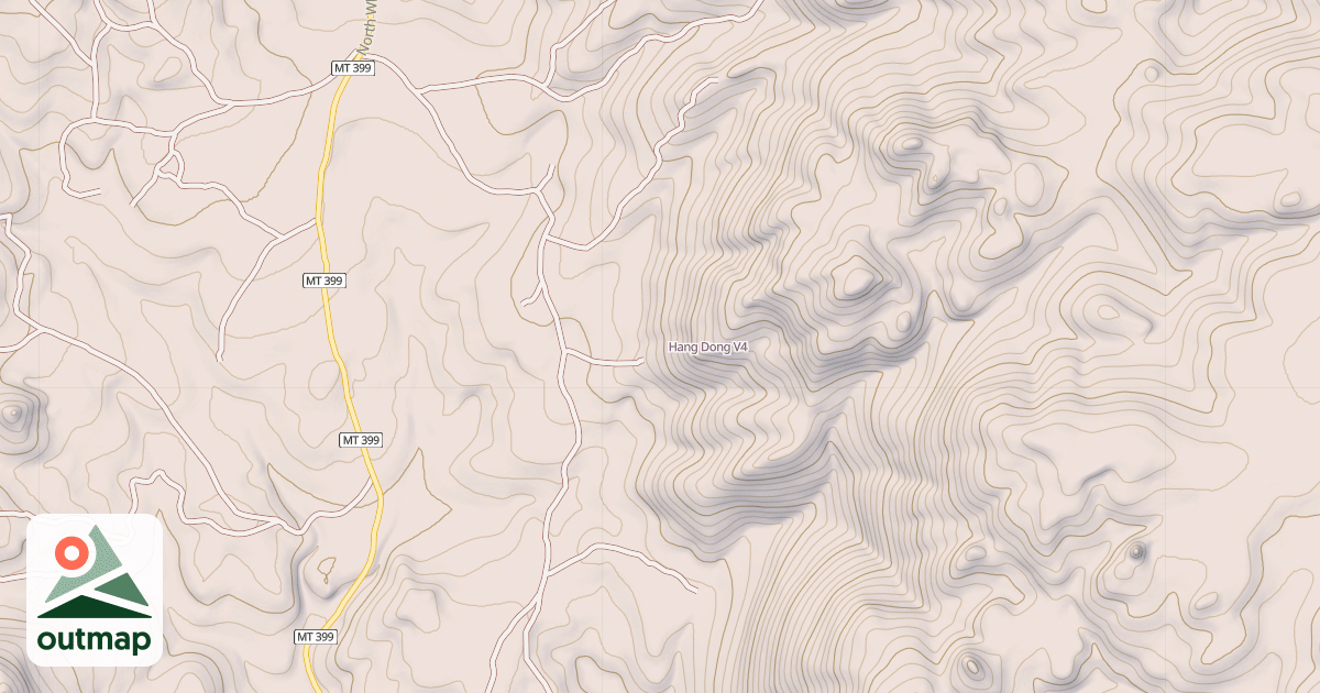 Map of Hang Dong