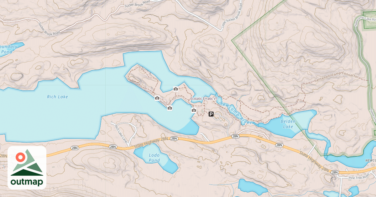 Map of Ecstatic Erratic
