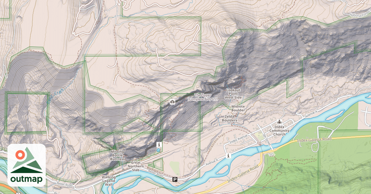 Map of The Zipper (Complete Aid)