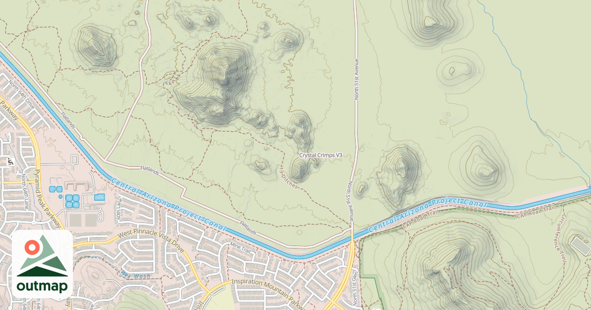 Map of Crystal Crimps