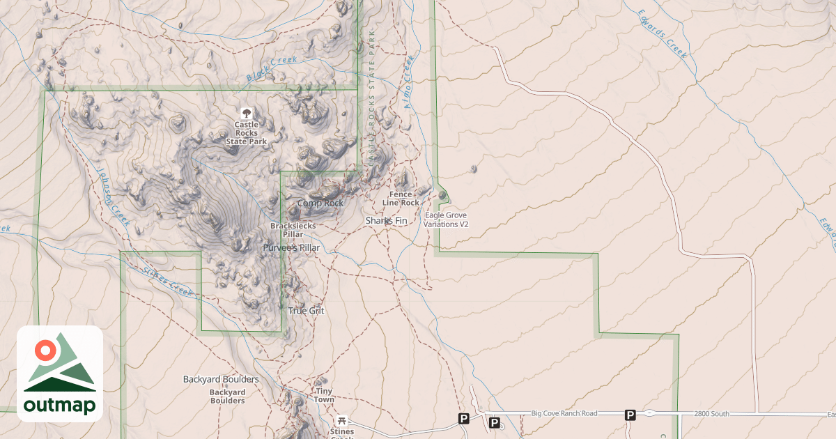 Map of Eagle Grove Variations