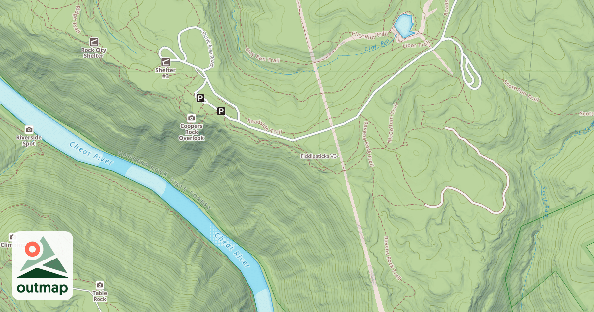 Map of Fiddlesticks