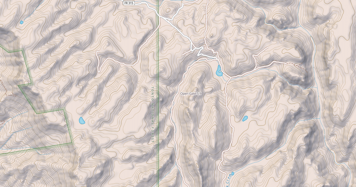 Map preview of Open Gate