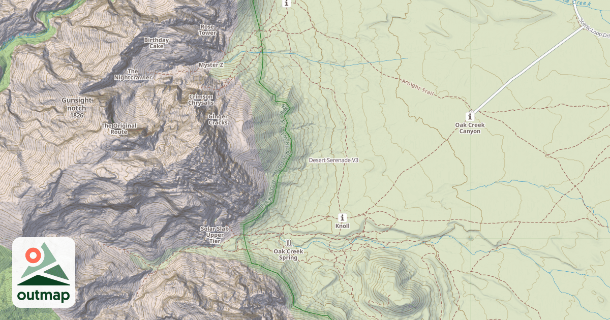 Map of Desert Serenade