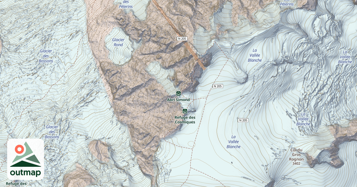 Map of Abri Simond