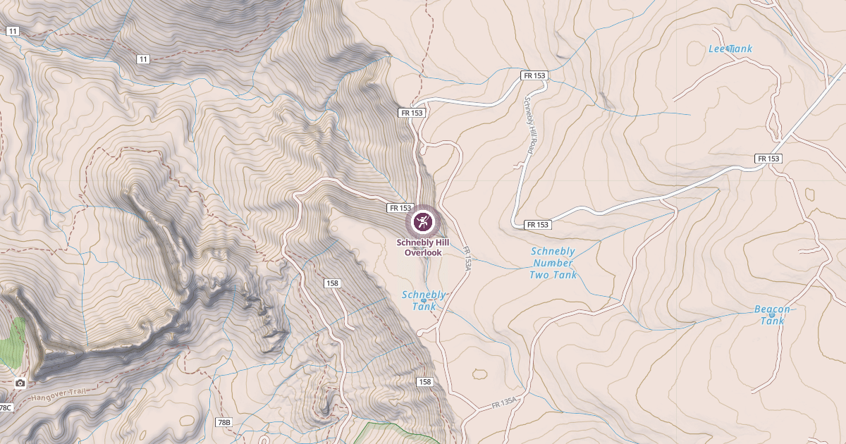 Map preview of Schnebly Hill Overlook